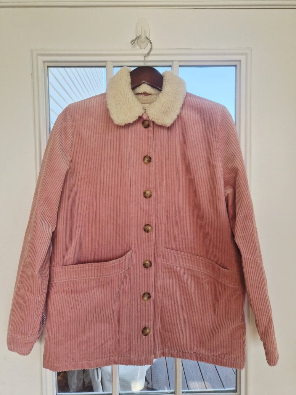 [Sezane] Will Jacket - Pink Creation, Corduroy, Size L